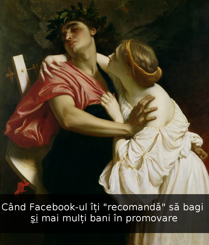 Cand Facebook iti recomanda sa bagi si mai multi bani in promovare